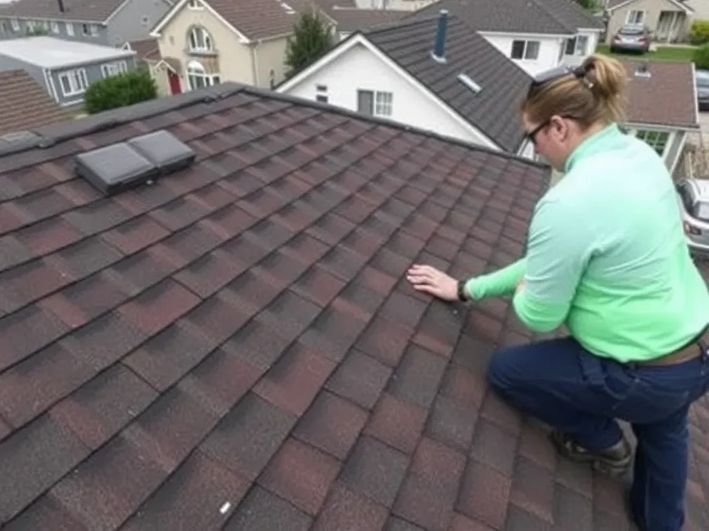 New roof installation